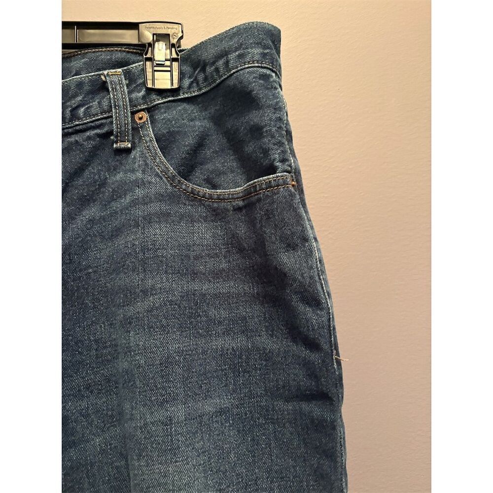 Arizona Men's Relaxed Straight Jeans Blue Size 36x34 - Picture 4 of 10